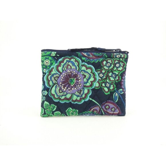 Vera Bradley Blue Rhapsody Zip Coin Purse - Picture 7 of 14